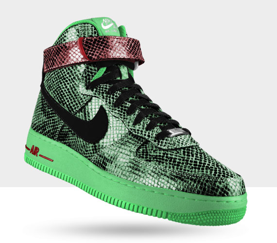 nike air force 1 id snakeskin