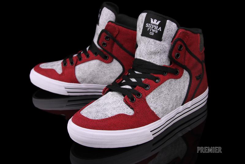 Supra Vaider Mid Red White Black 2