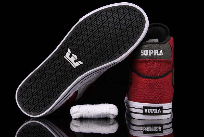 Supra Vaider Mid Red White Black 3