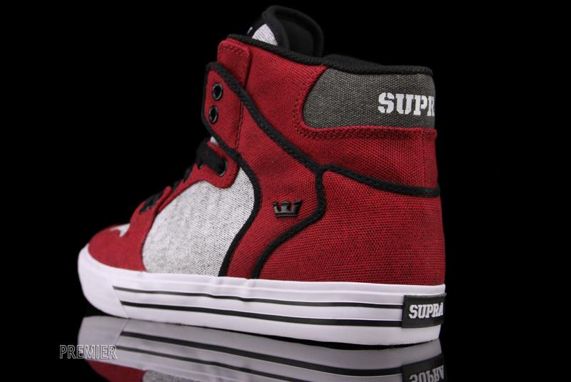 Supra Vaider Mid Red White Black 5
