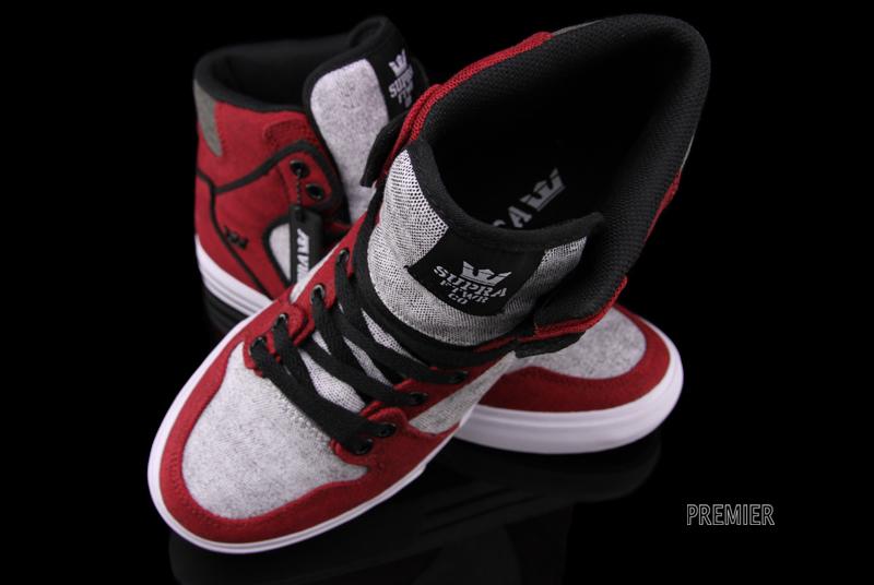 Supra Vaider Mid Red White Black 6