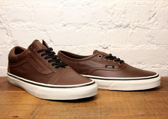 Vans Classics Old Skool & Authentic “Aged Leather”