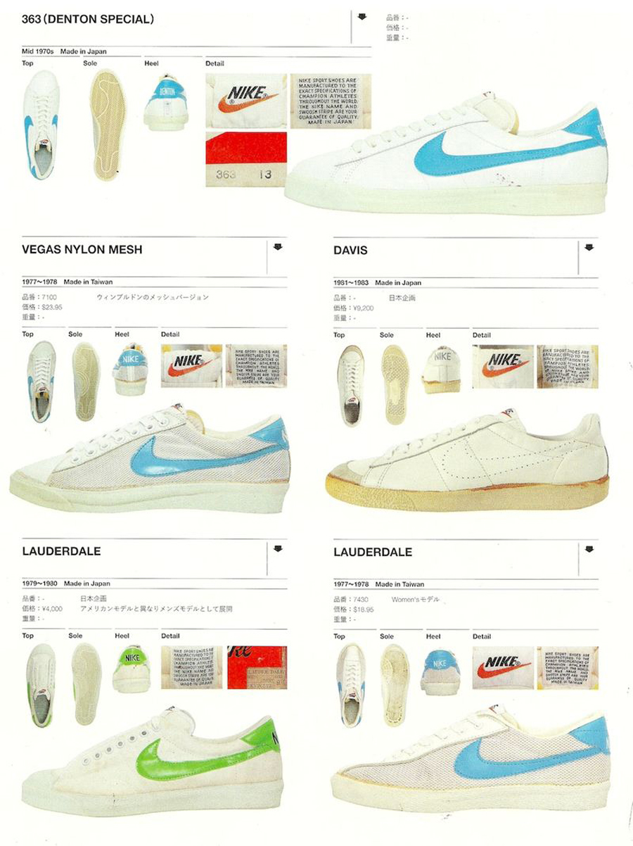 Vintage Nike Tennis Catalogs