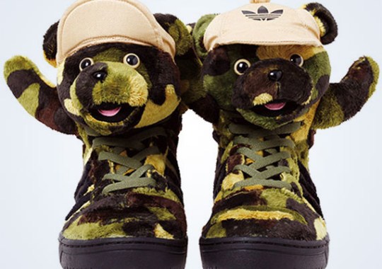 Jeremy Scott x adidas Originals “Camo Bear” – Release Reminder