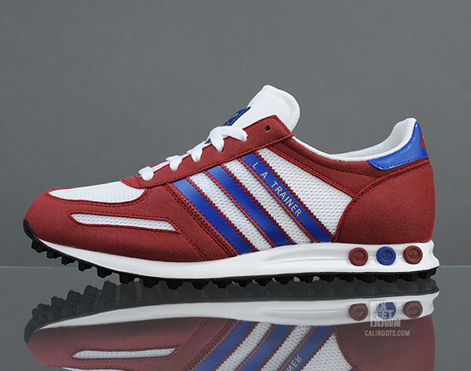 Adidas Originals La Trainer Cardinal True Blue 2