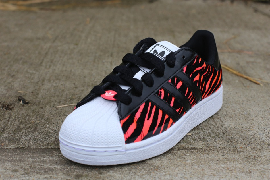 Adidas Originals Superstar 2 W Red Zest Zebra 12