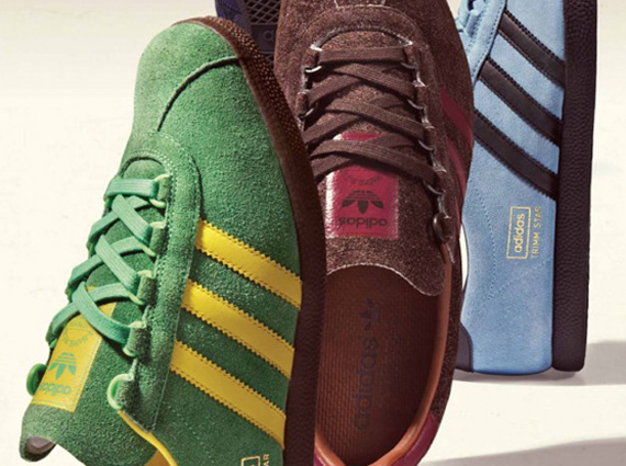 Adidas trimm cheap star green yellow