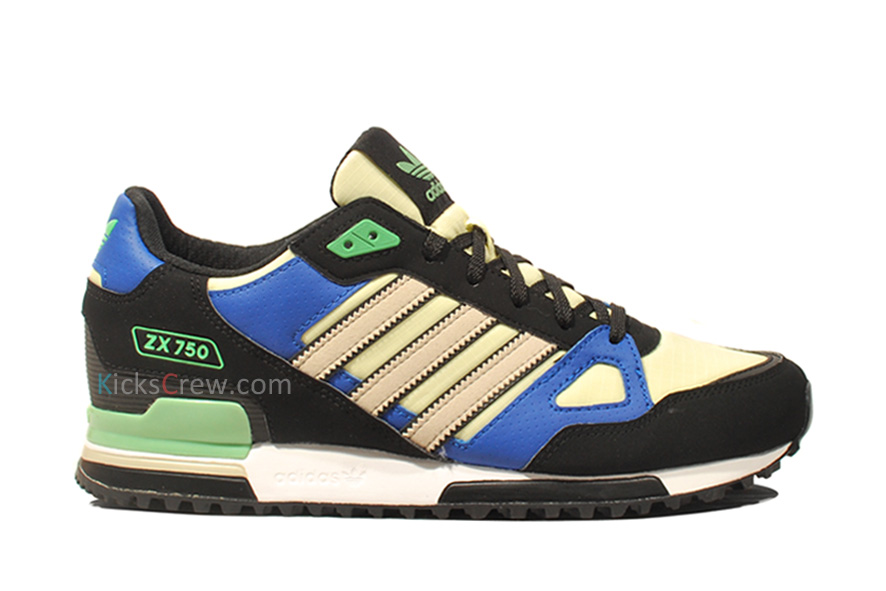 Adidas Originals Zx 750 Black Haze Yellow 1