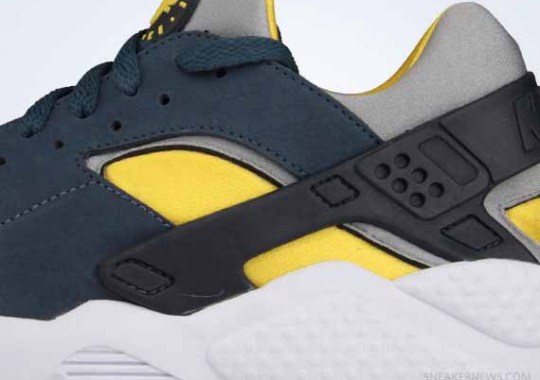 Nike Air Huarache – Squadron Blue – Steel Grey – Vivid Sulfur