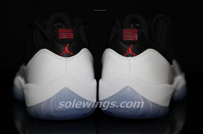 air-jordan-11-low-retro-white-black-red-02 Air Jordan 11 Low Retro White Black Red 02