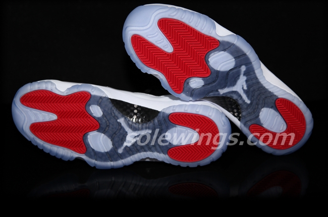 air-jordan-11-low-retro-white-black-red-04 Air Jordan 11 Low Retro White Black Red 04