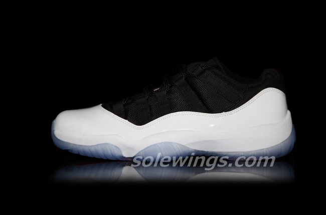 air-jordan-11-low-retro-white-black-red-07 Air Jordan 11 Low Retro White Black Red 07