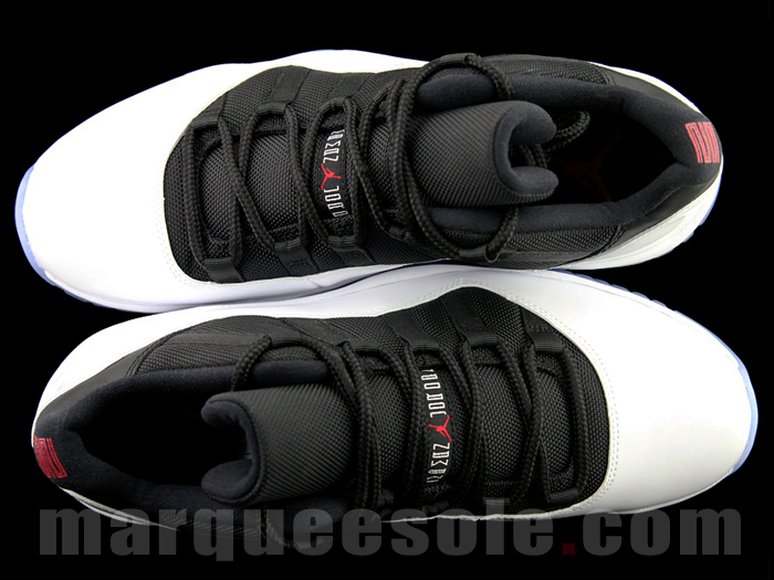 Air Jordan 11 Low White Black Red 2013 003