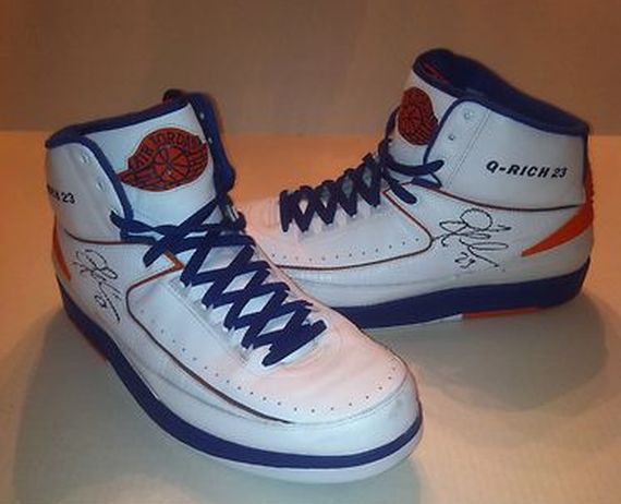 Air Jordan Ii Quentin Richardson Game Worn Autographed Knicks Pe 06