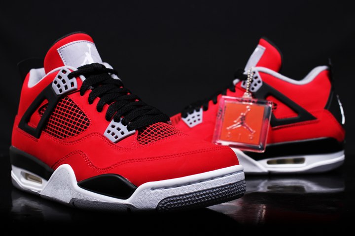 Air Jordan Iv Fire Red Nubuck 3