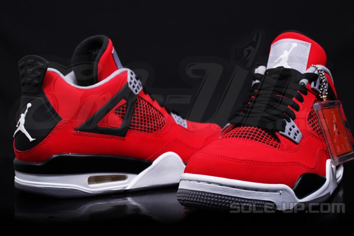 Air Jordan Iv Fire Red Nubuck 5