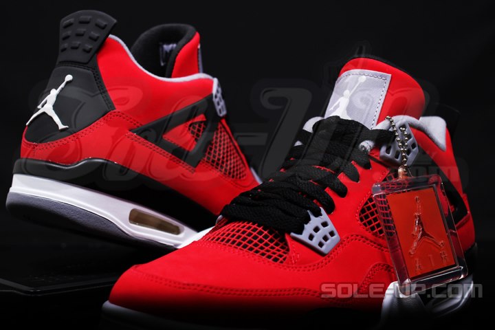 Air Jordan Iv Fire Red Nubuck 6