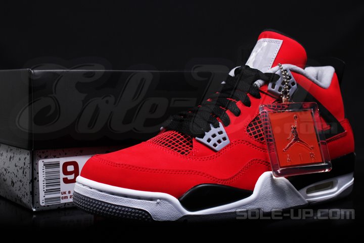 Air Jordan Iv Fire Red Nubuck 8