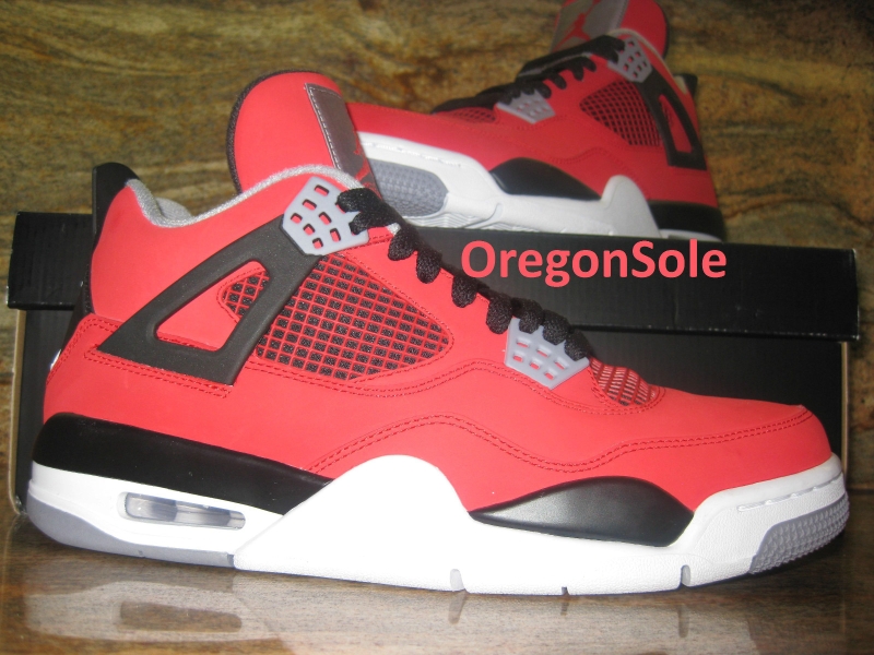 Air Jordan Iv Fire Red Nubuck Available Early On Ebay 05
