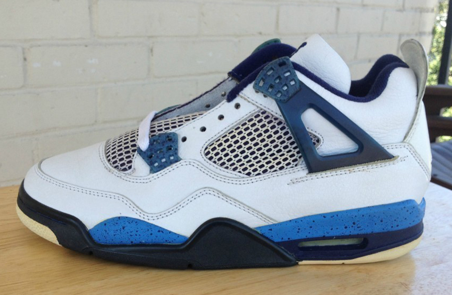 Air Jordan Iv White Blue 1999 Sample 1