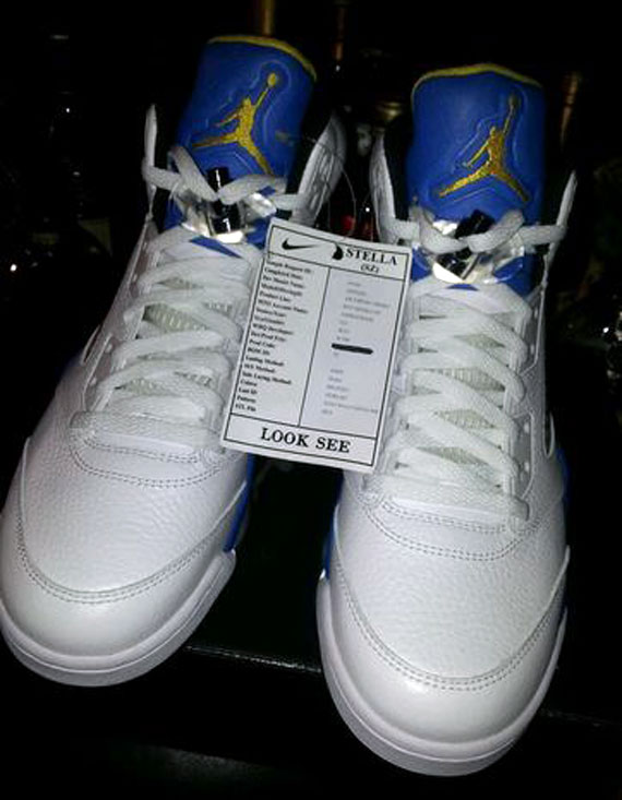 Air Jordan V Laney 2013 Sample On Ebay 3