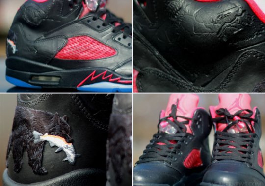 Air Jordan V “Winnipeg” Customs by Rocket Boy Nift