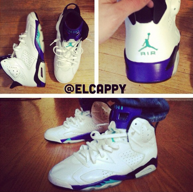 Air Jordan Vi Grape Custom El Cappy 1