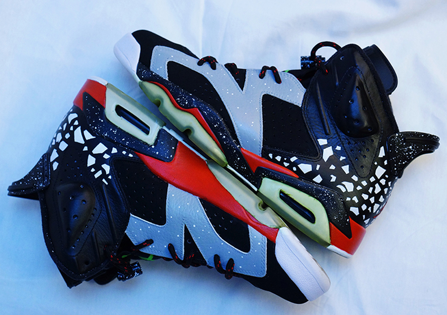 Air Jordan VI "Raygun" Customs by Ramses