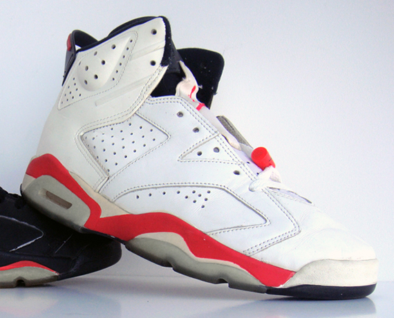 Air Jordan Vi Vntg White Infrared Black