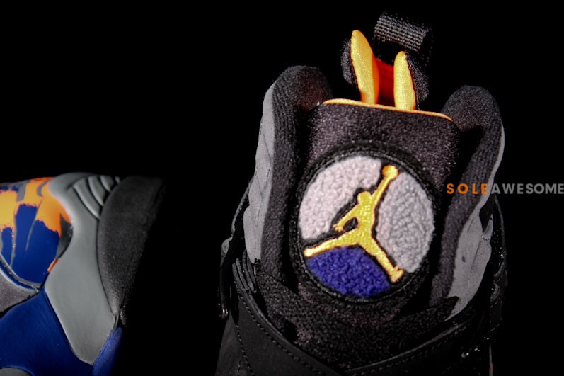 Air Jordan Viii Black Bright Citrus Cool Grey Deep Royal Blue 04