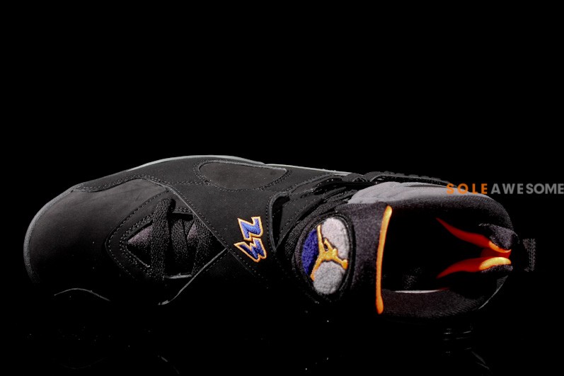 Air Jordan Viii Black Bright Citrus Cool Grey Deep Royal Blue 06