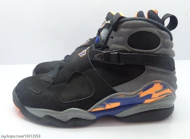 black purple orange jordans