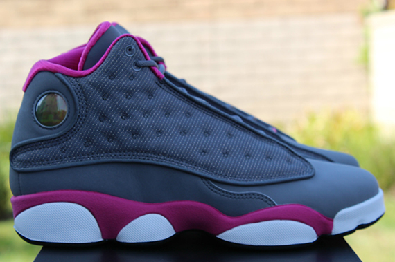 (GS) Air Jordan 13 Retro 'Grey Fusion Pink' 439358-029 US 4Y