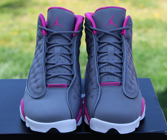 Air Jordan Xiii Gs Grey Pink Release Reminder 6