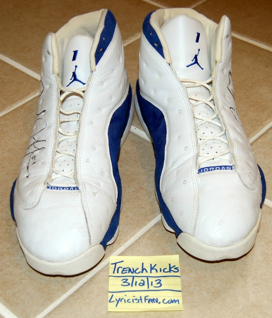 Air Jordan Xiii Jared Jeffries Autographed Wizards Pe 051