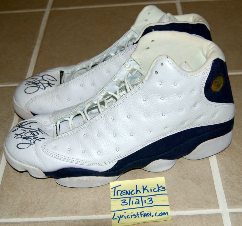 Air Jordan Xiii Michael Finley Autographed Mavs Pe 08