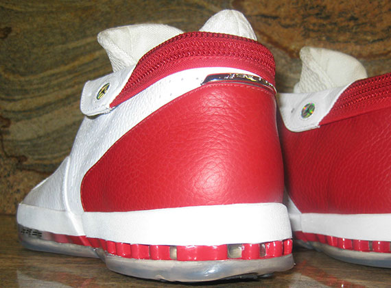 Air Jordan Xvi Low White Varsity Red Unrelease Sample
