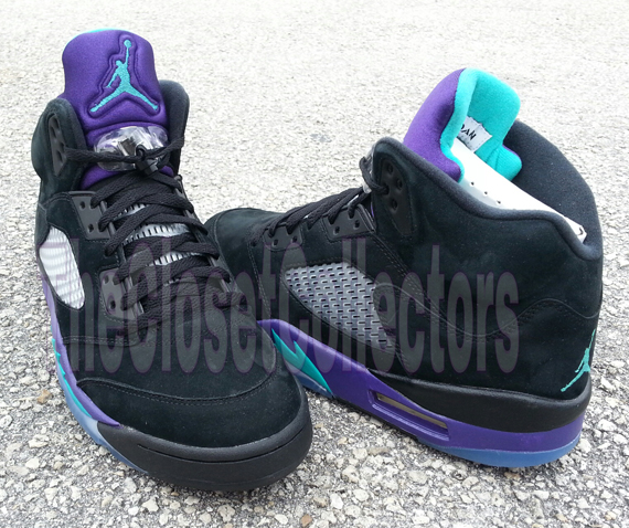 Black Grape Air Jordan V