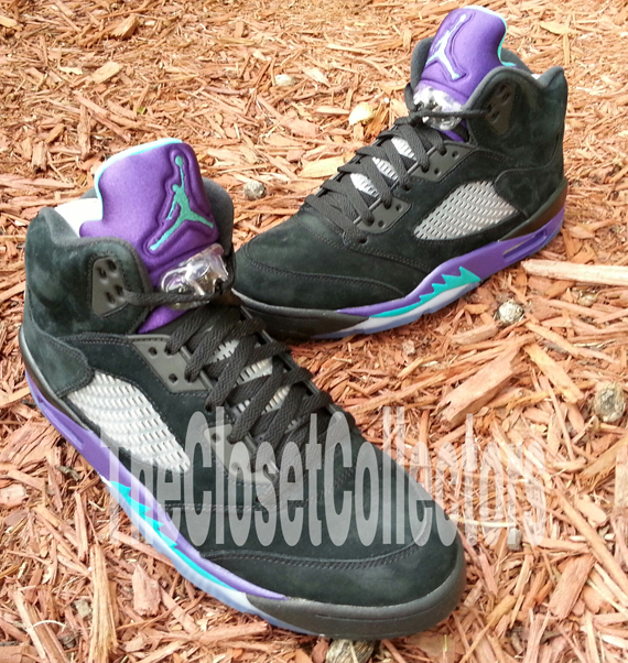 Black Grape Jordan V 3