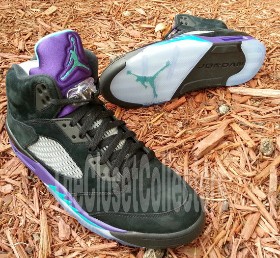 Black Grape Jordan V 4