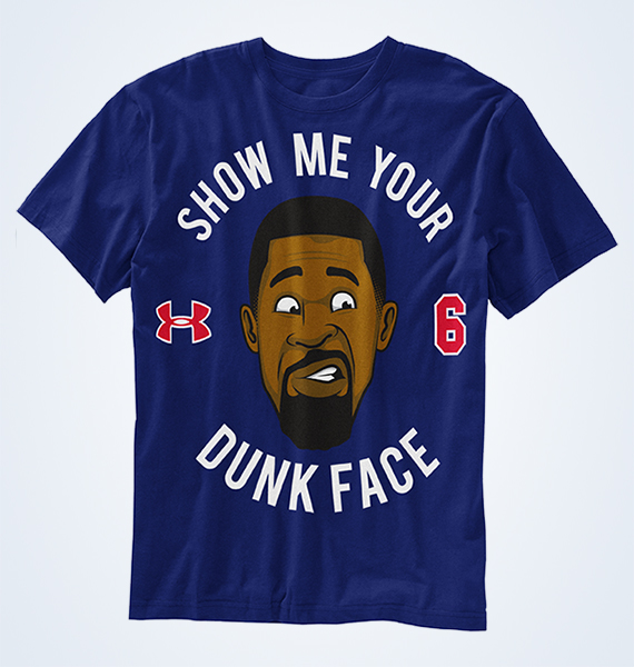 Deandre Dunk Face Tshirt 2