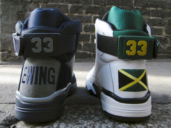 Ewing 33 Hi "Jamaica" & "Georgetown"