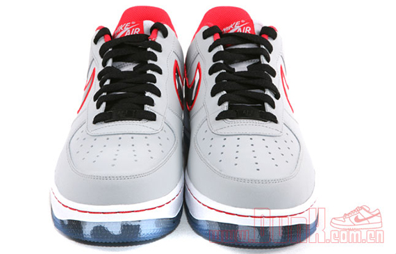 Fighter Jet Nike Air Force 1 Low Grey Hyper Red 5