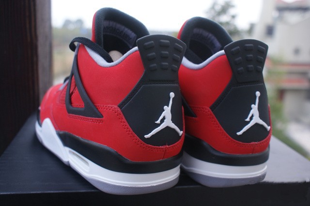 Fire Red Nubuck Air Jordan 4 3