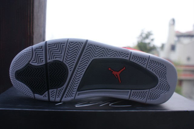 Fire Red Nubuck Air Jordan 4 4