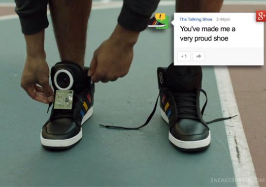 Google Introduces “The Talking Shoe”