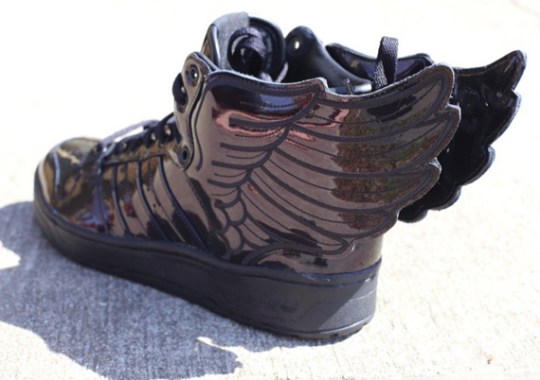 Jeremy Scott x adidas Originals JS Wings 2.0 “Black Patent” – Available