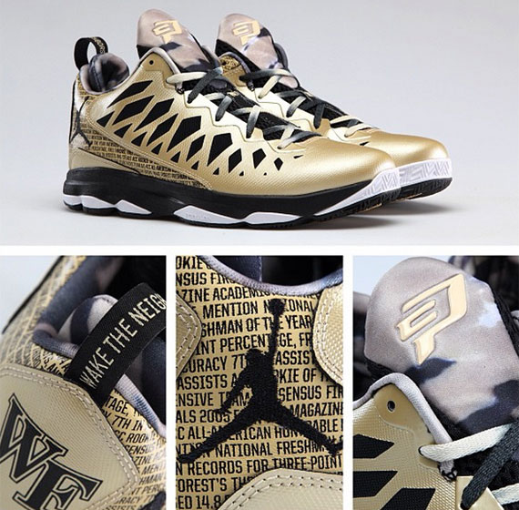 cp3 shoes gold