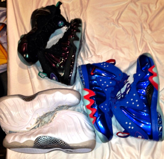 Kevin Durant Shows Off Foamposite Pick Ups 1