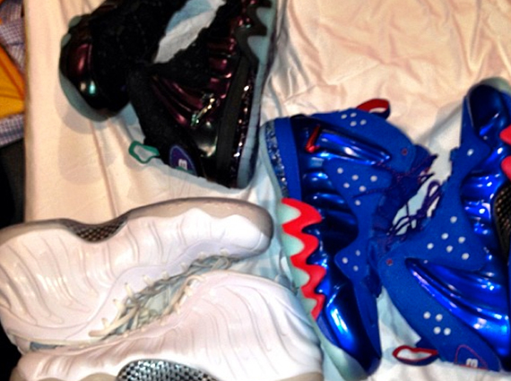 Kevin Durant Shows Off Foamposite Pick Ups